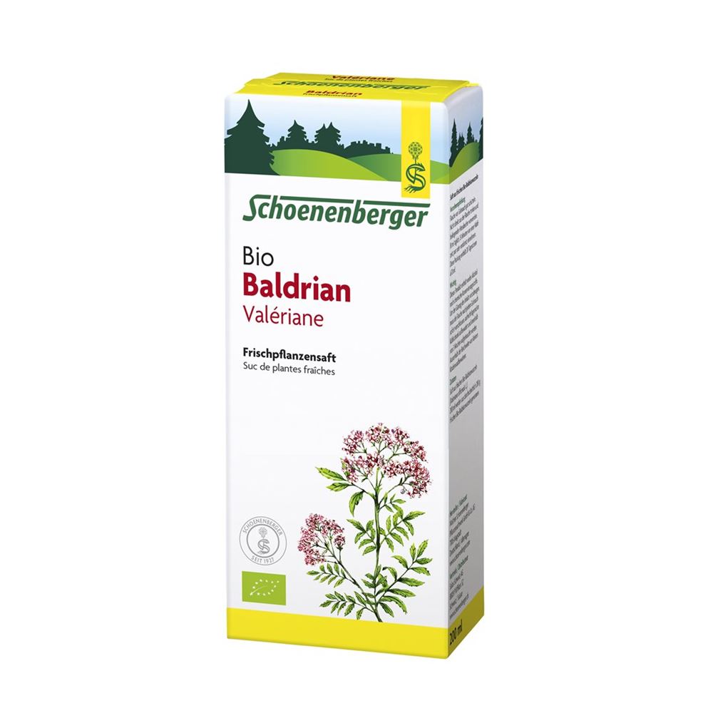SCHOENENBERGER Baldrian Frischpflanzensaft Bio Fl 200 ml