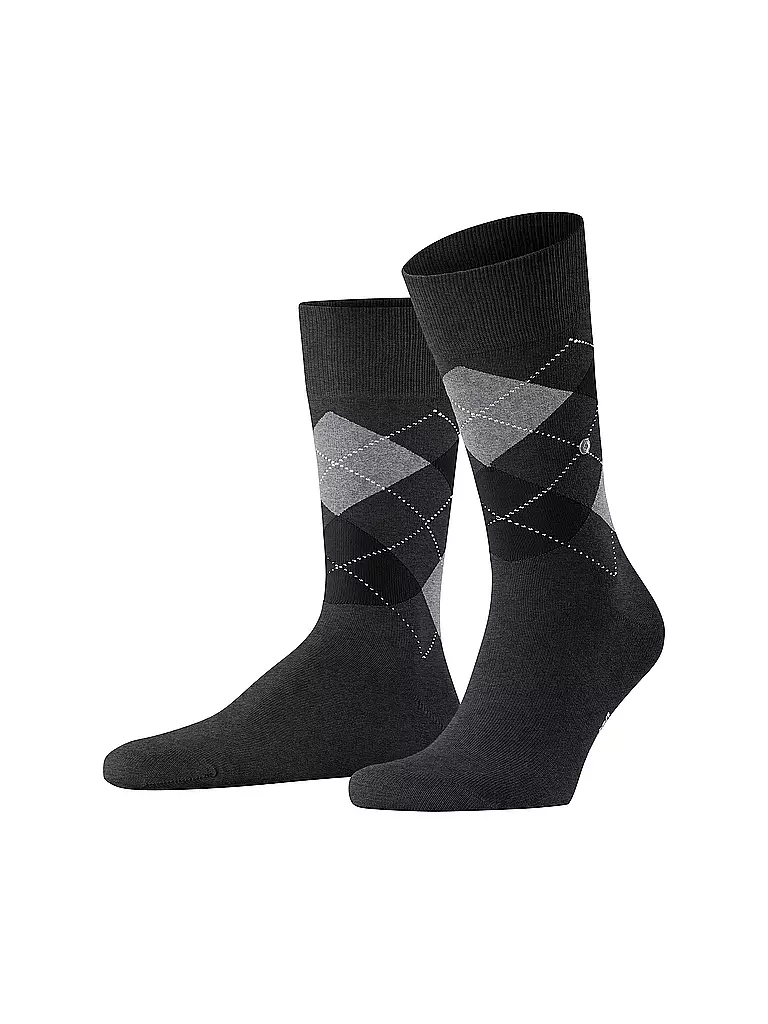 BURLINGTON Herren Socken 3-er Pkg. BRITISH BOX 40-46 sortiment hellgrau