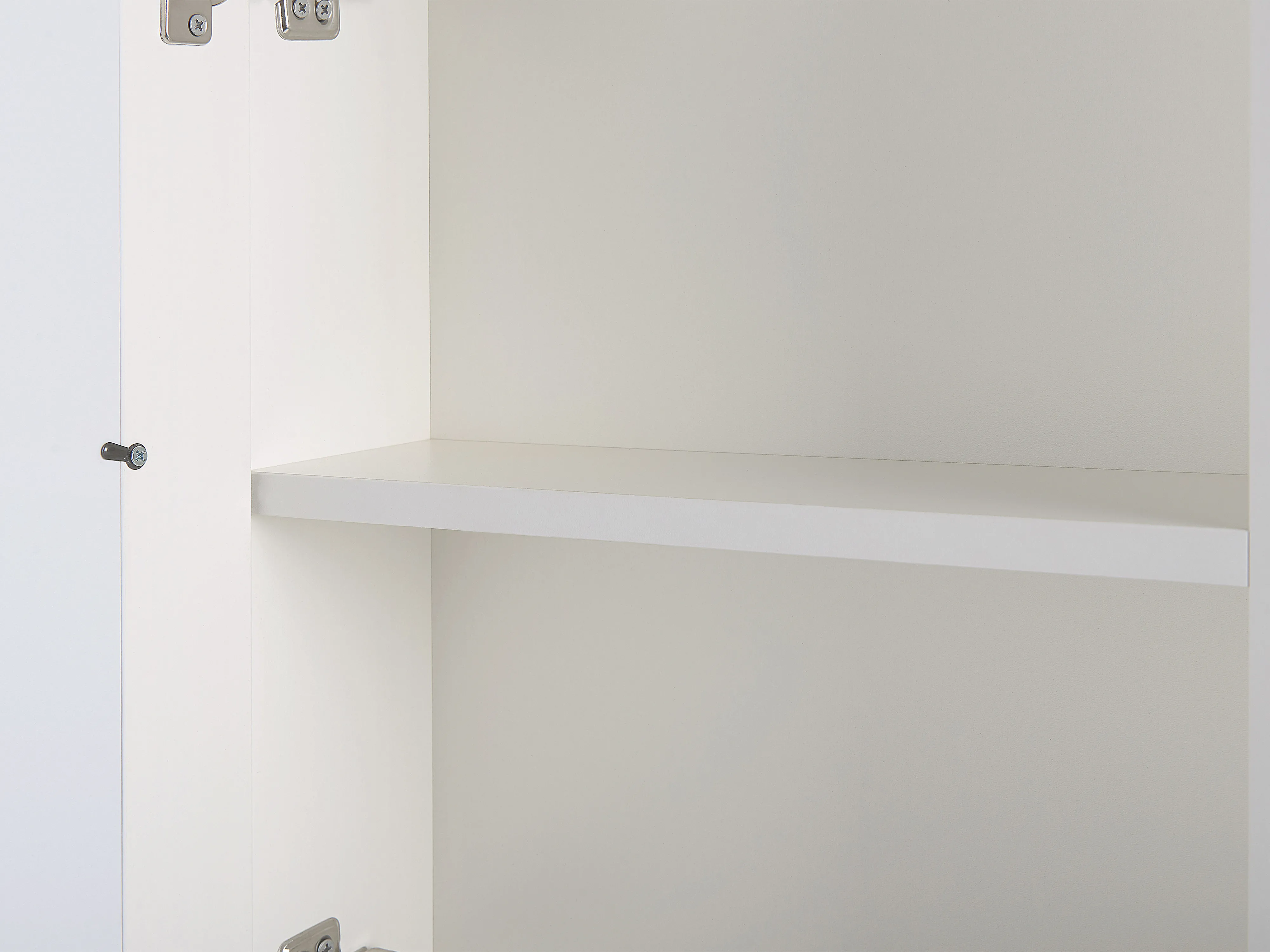 Badkamer wandkast met spiegel LED MAZARREDO 60 cm 60 cm Wit