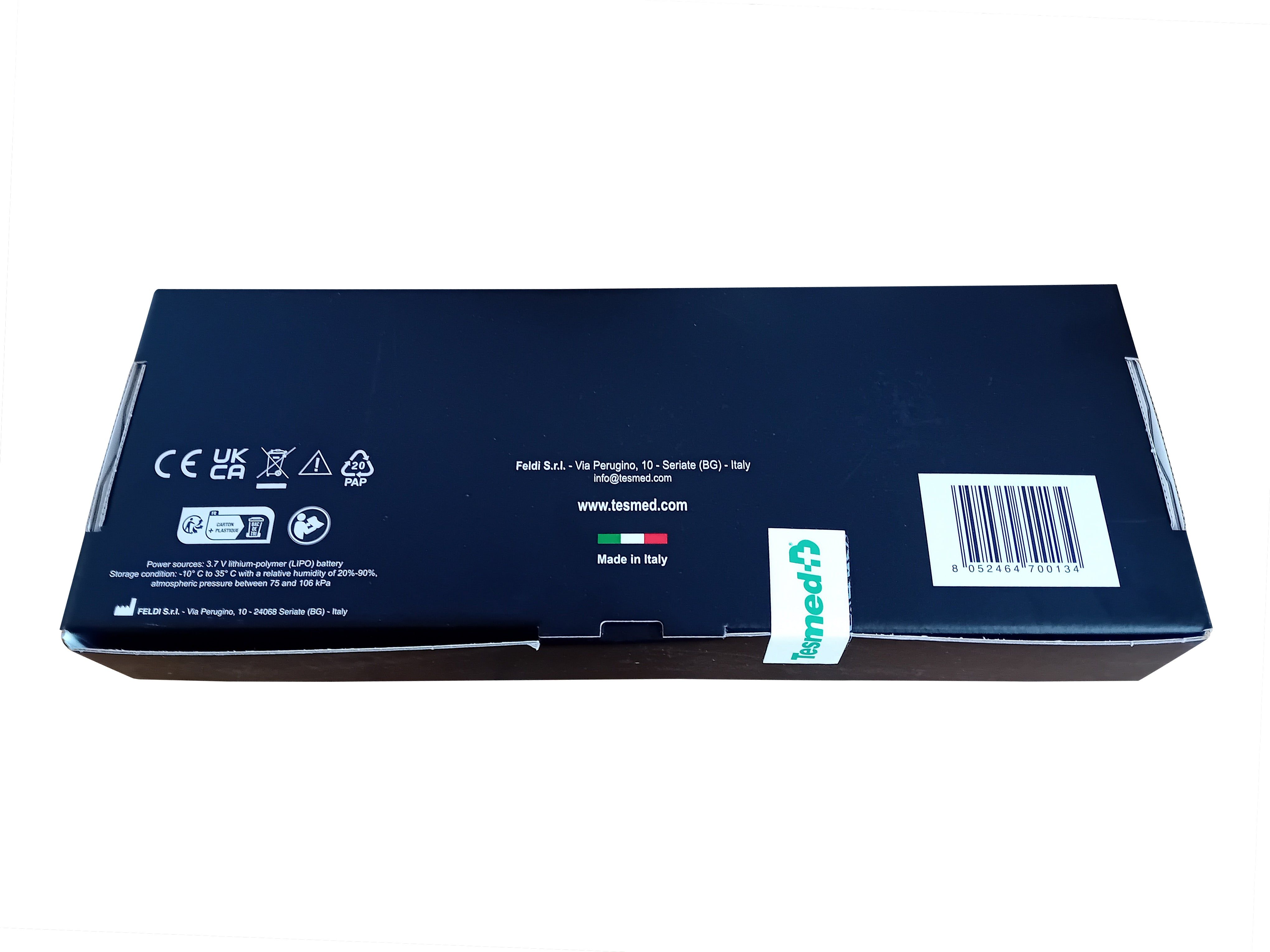 TESMED Absolute: EMS-Bauchmuskeltrainer, 15 Programme, Unisex, Wiederaufladbar, Made in Italy