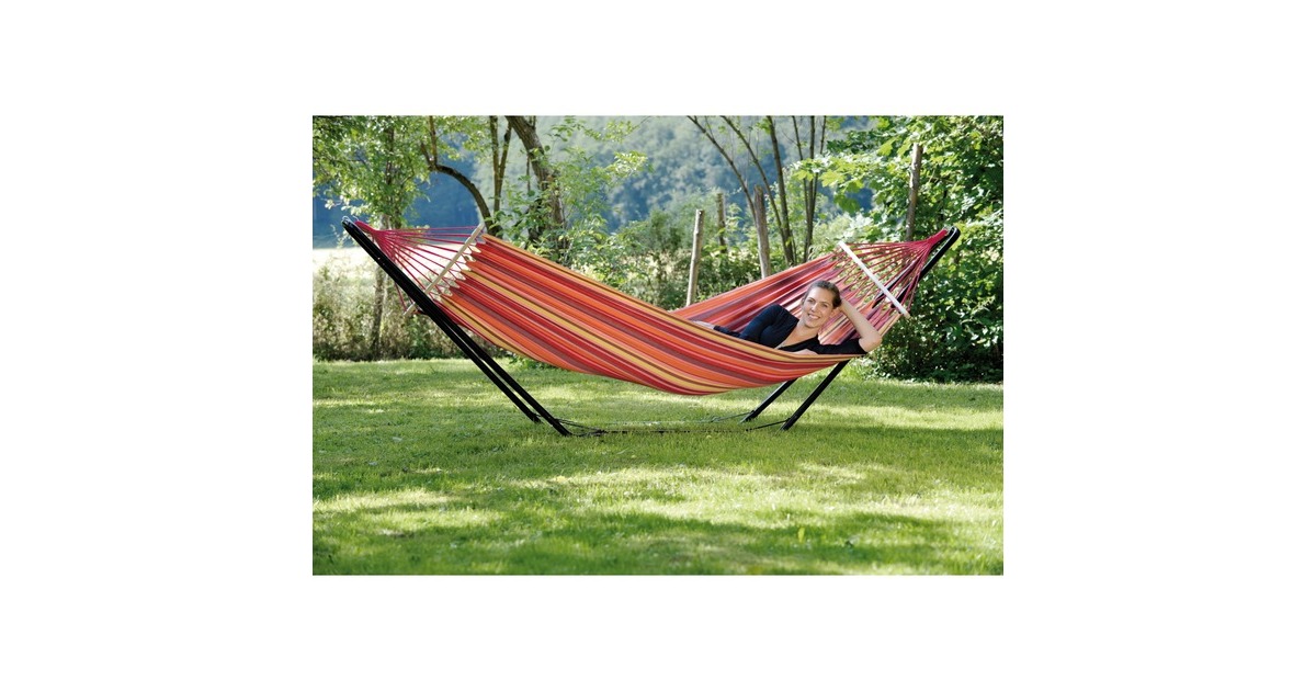 AmazonasBeach Set hangmat  (Rood/paars)