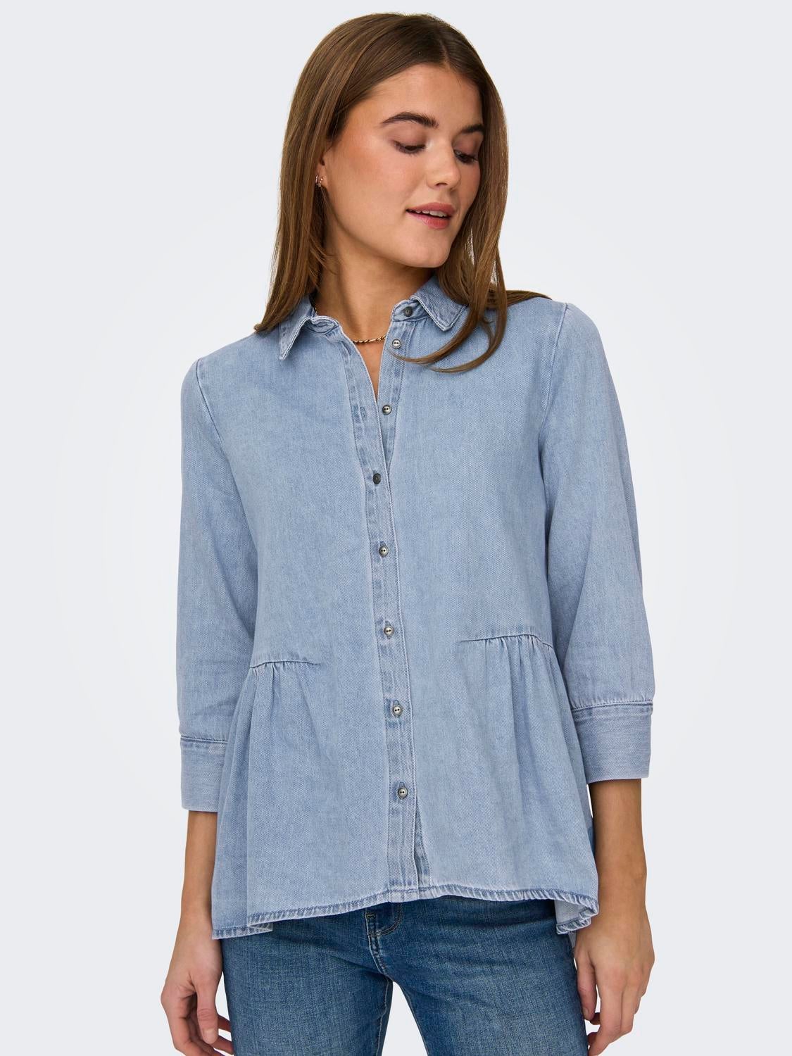 ONLMARY Jeanshemd Medium Blue Denim