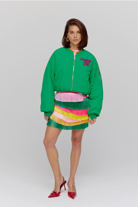 Harper & Yve groene dames jas