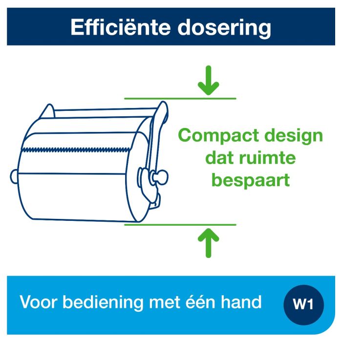 Tork 652108 Performance muurstandaard zwart/ rood W1 (652108)