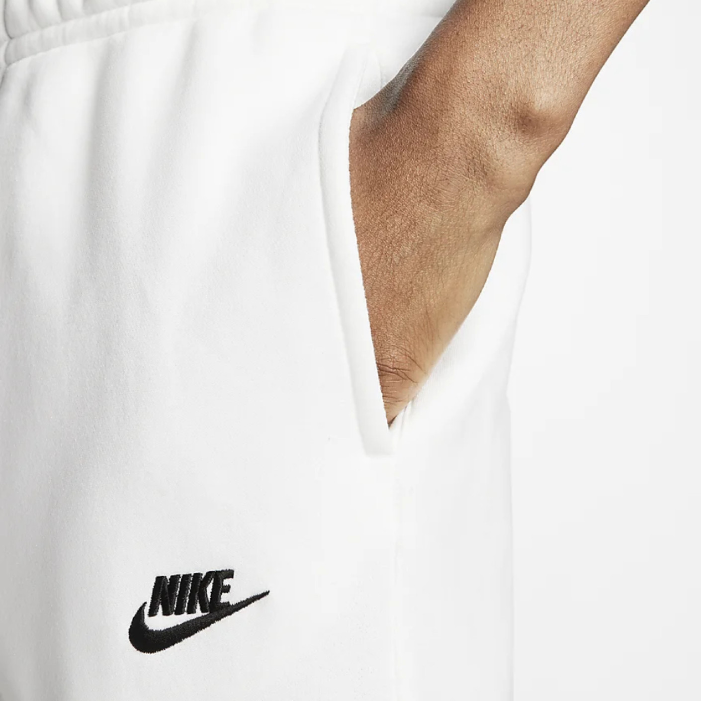 Nike Sportswear Club Fleece Joggingbroek Wit Zwart