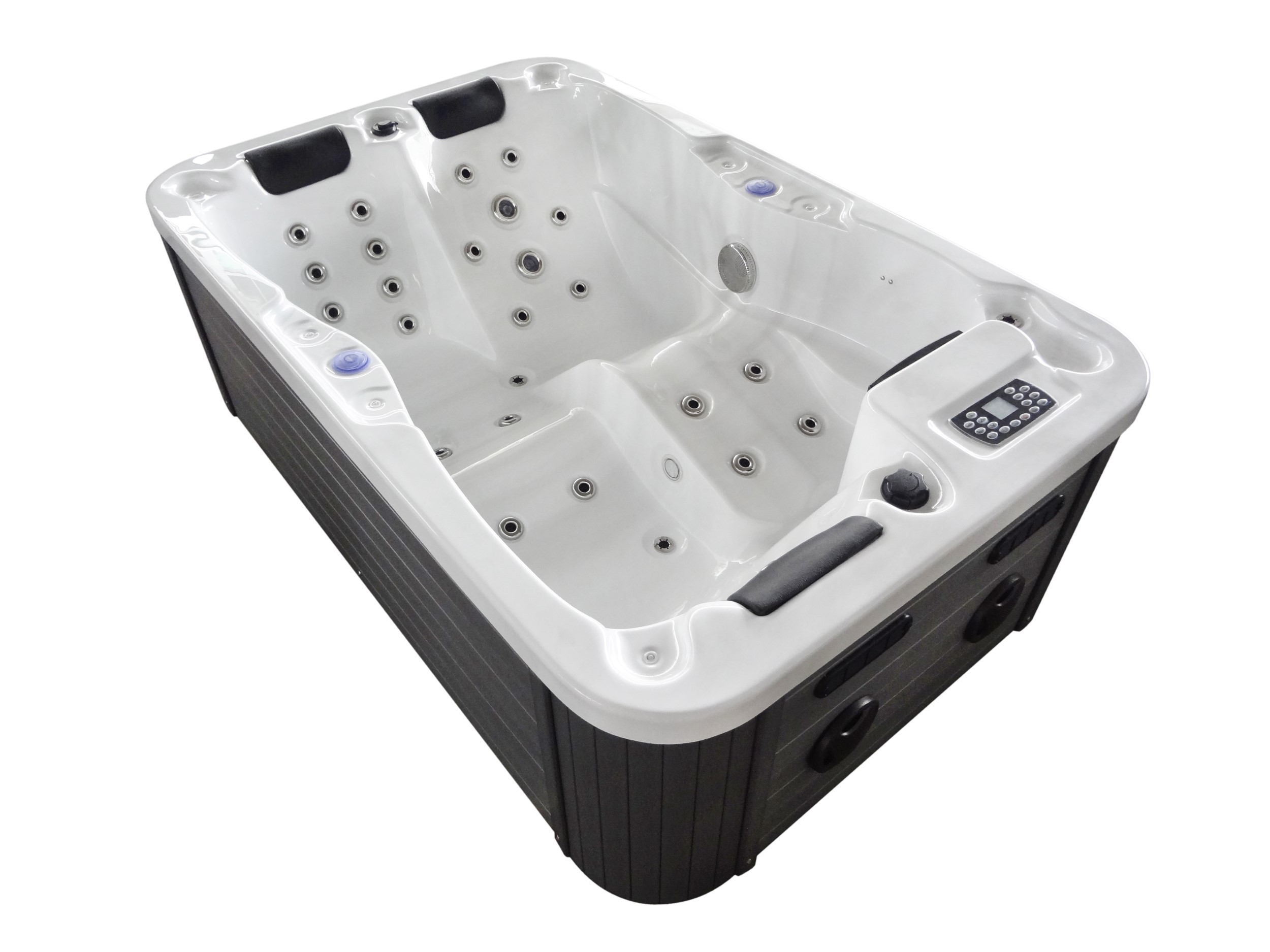 Badstuber Modena outdoor whirlpool 3-persoons wit