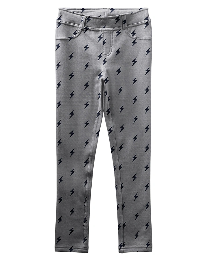 Sweat-Leggings NMFJAVI gemustert in grey melange