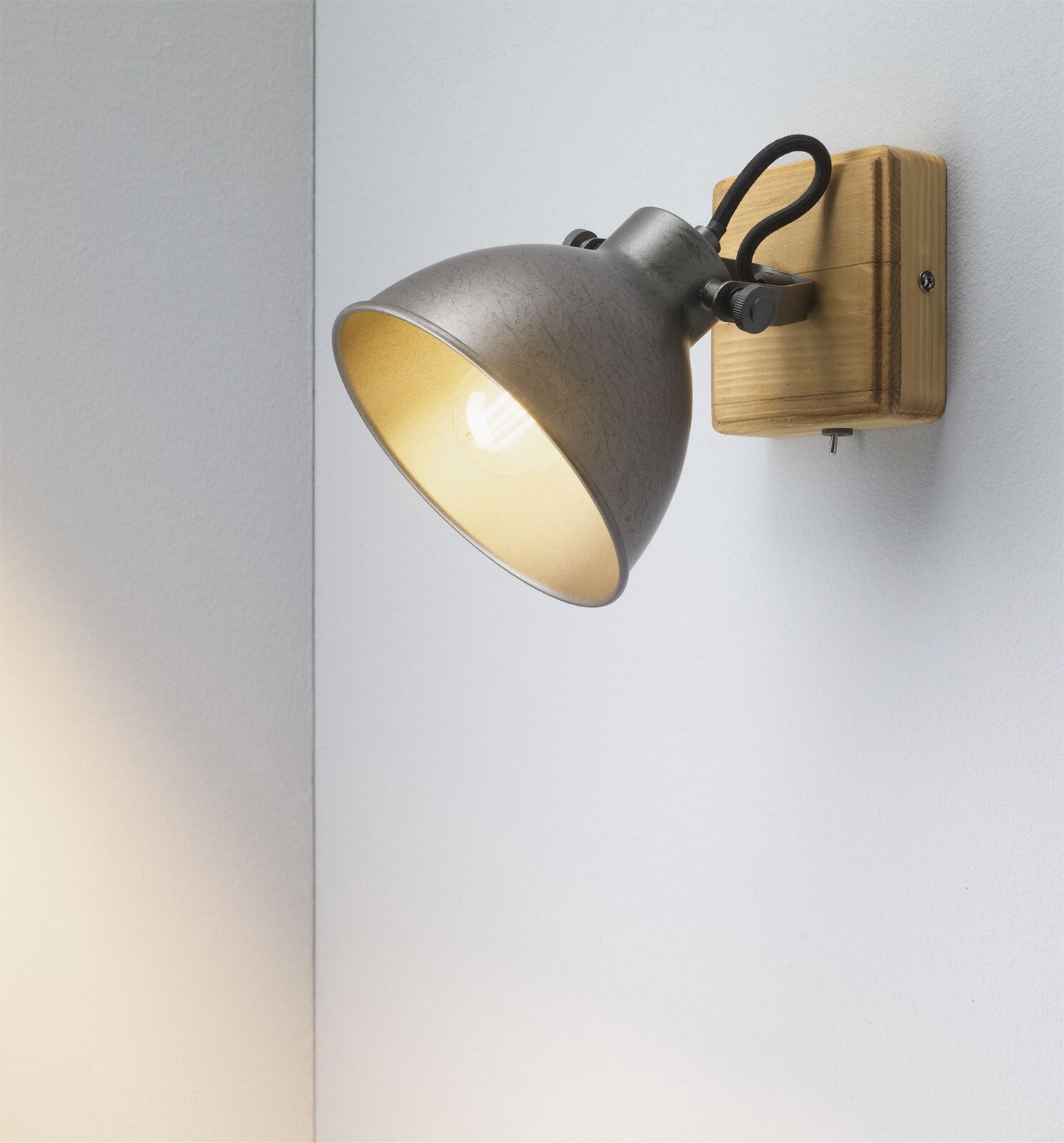 casaNOVA Retrofit Wandlampe TIMBER