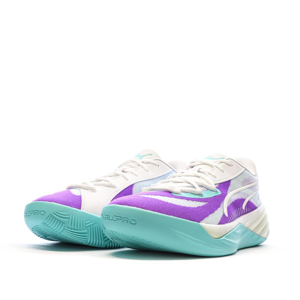 Puma Chaussures de basket Bleu/Violette Homme Puma All Pro Nitro
