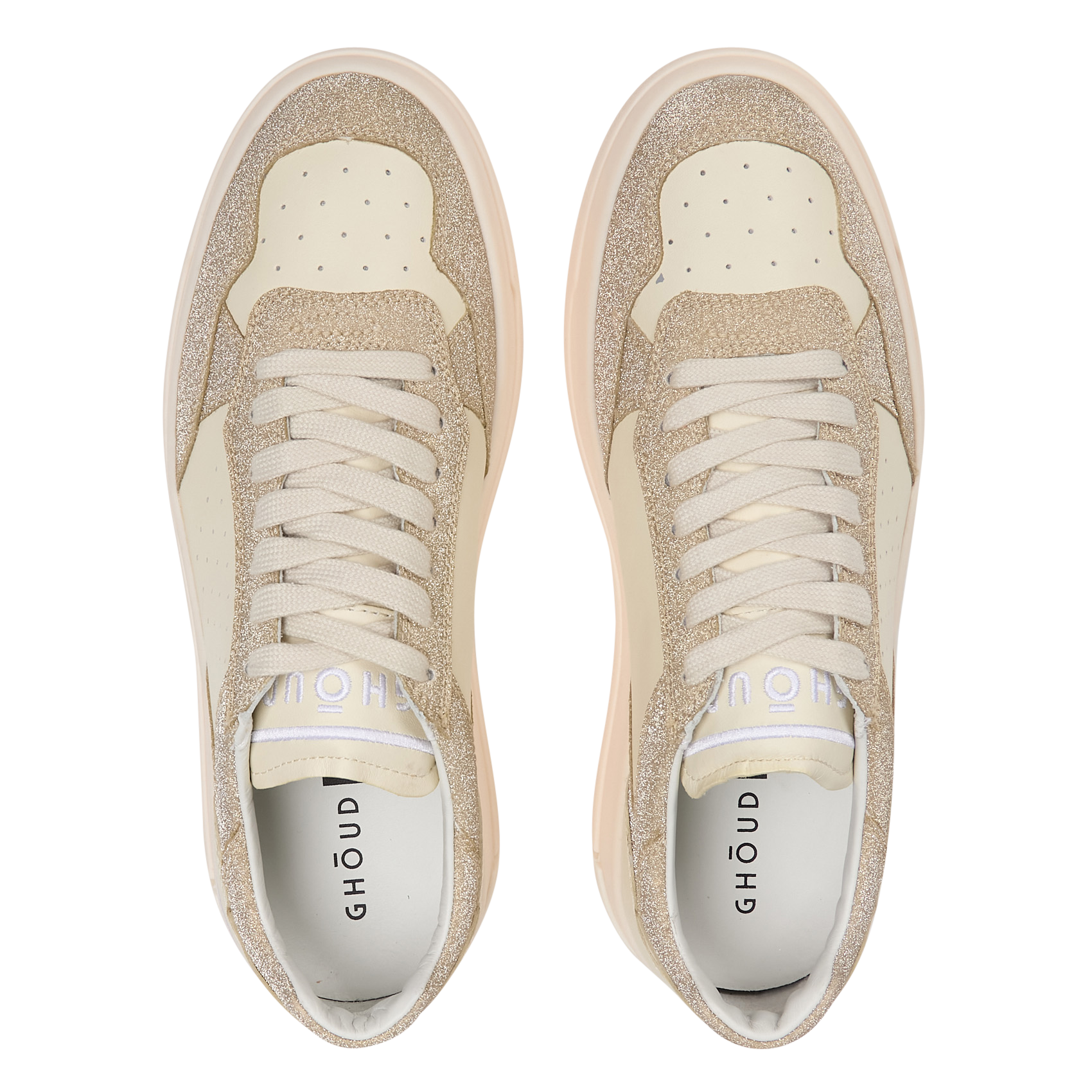 TWEENER - Baskets basses en cuir mélangé | Beige
