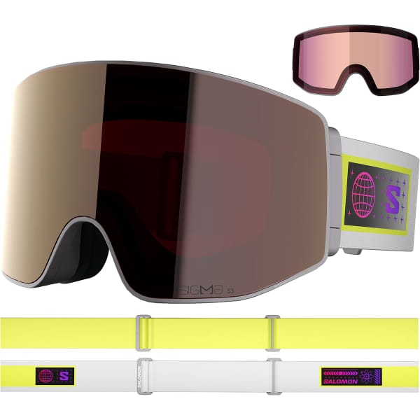 Masque de ski SALOMON SENTRY PRIME SIGMA GREY VIOLET