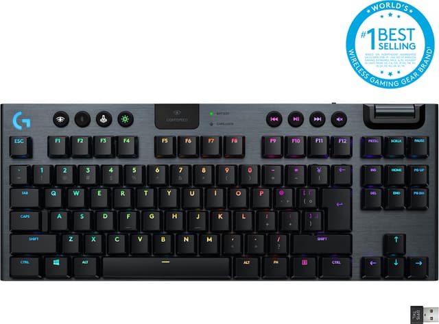 Logitech G915 Lightspeed tenkeyless gaming tastatur (GL Tactile swit.)