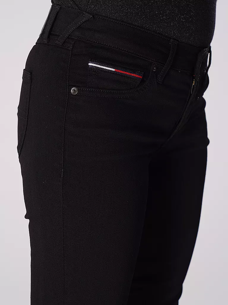 TOMMY JEANS Jeans Skinny Fit Sophie schwarz