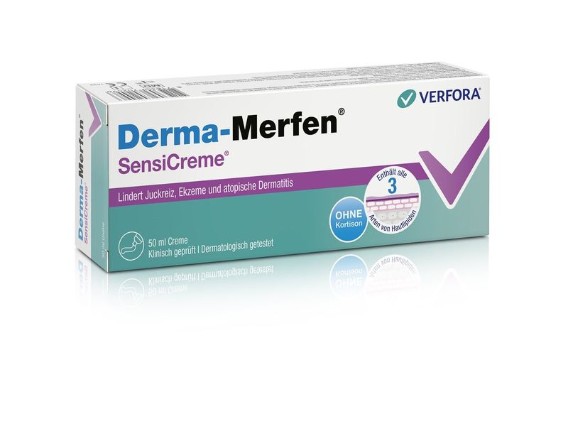 Derma-Merfen SensiCreme Tube 50 ml Pflegende Creme bei Juckreiz und Ekzeme