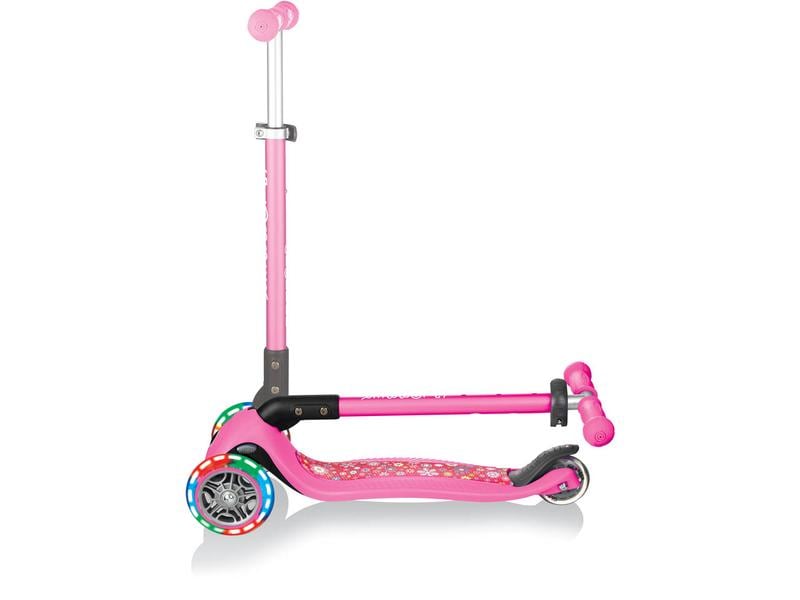 GLOBBER Scooter Primo Foldable Fantasy Lights Pink Faltbares Kickboard