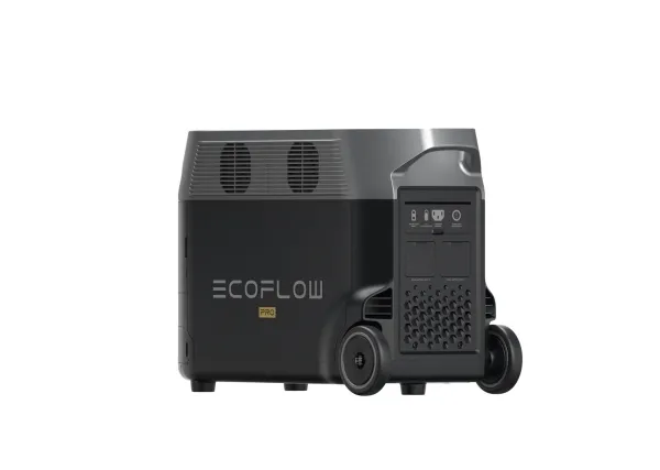 EcoFlow Delta Pro - Transportabel strømstation - AC 220-240 V - litiumjernfosfat - 3600 Wh - Wi-Fi, Bluetooth - output-stikforbindelser: 14
