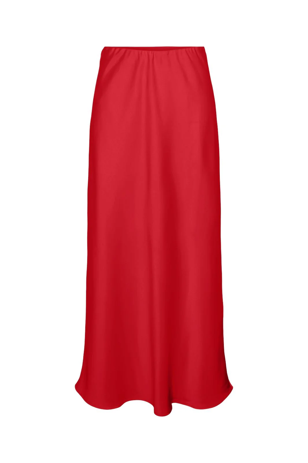 Pieces Pcmari Long Skirt 4707778 high risk red