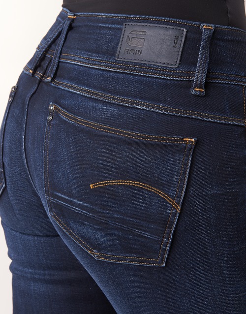 G-Star Raw - LYNN MID SKINNY - Bleu