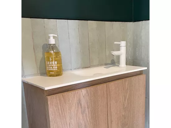 Luisa mitigeur lave-mains blanc - Essebagno