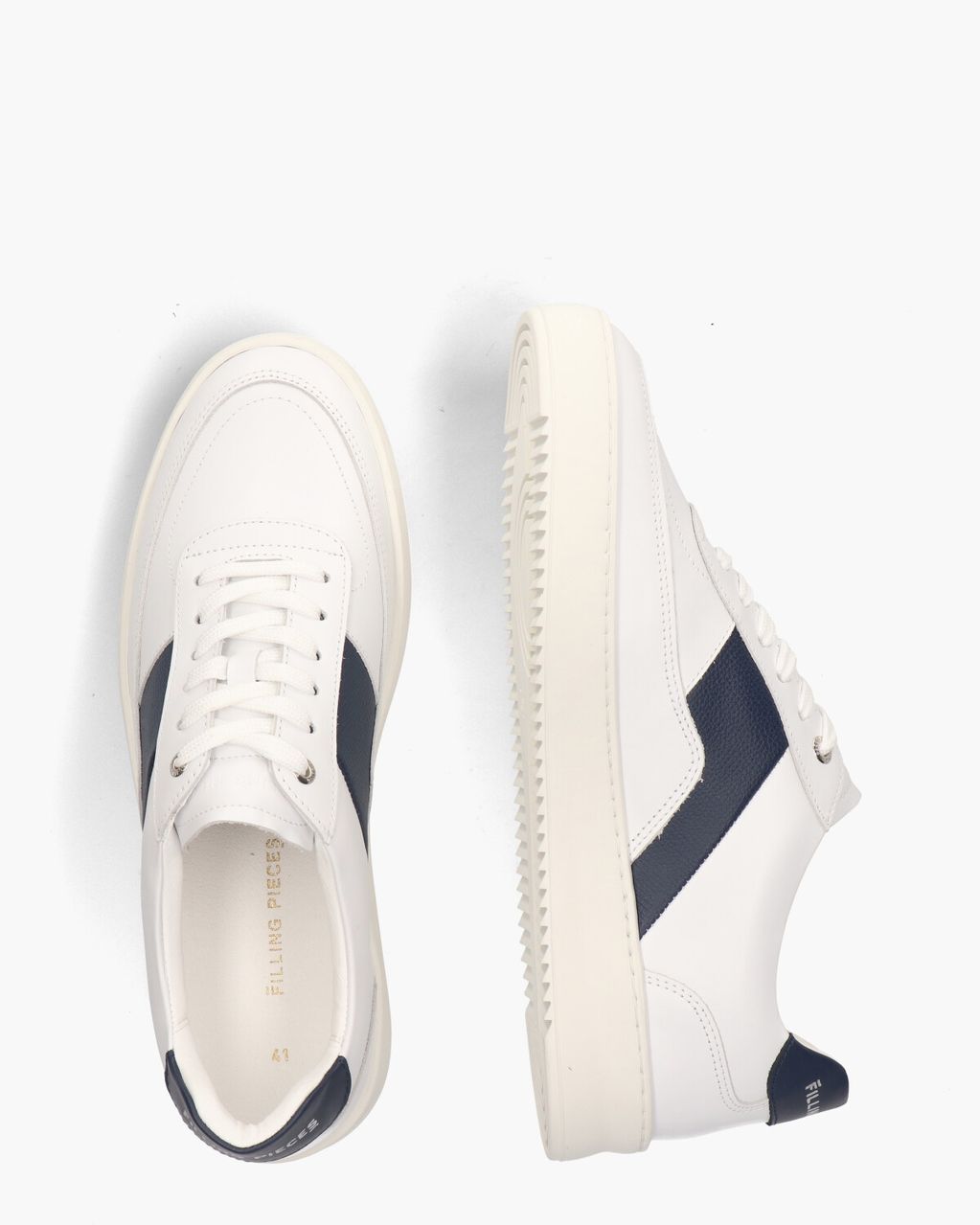 Filling Pieces Mondo Game Wit/Donkerblauw Herensneakers