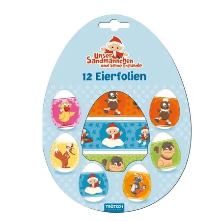 Trötsch Eierfolien Sandmann 12er