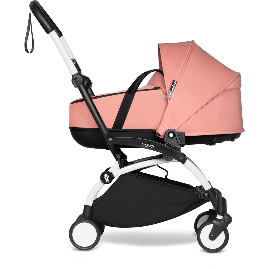 BABYZEN Kinderwagen YOYO2 0+ White mit Liegewanne Ginger