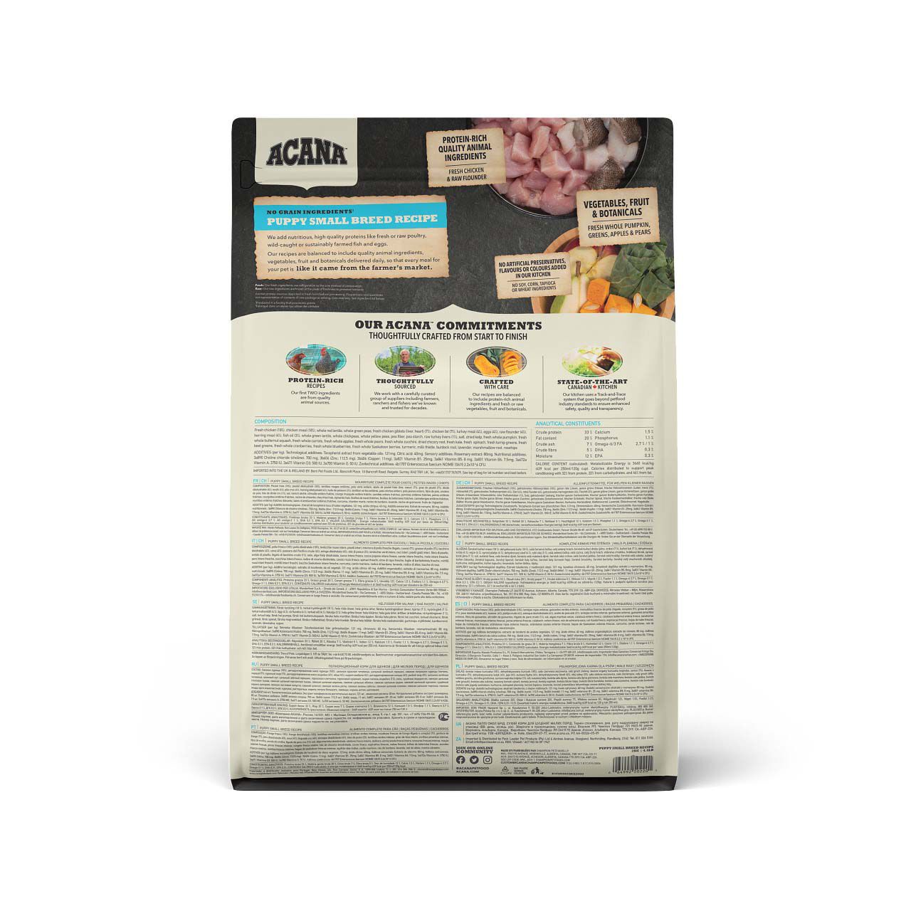 Acana Dog recipe Puppy Small - Hondenvoer - 2 Kilogram - gevogelte