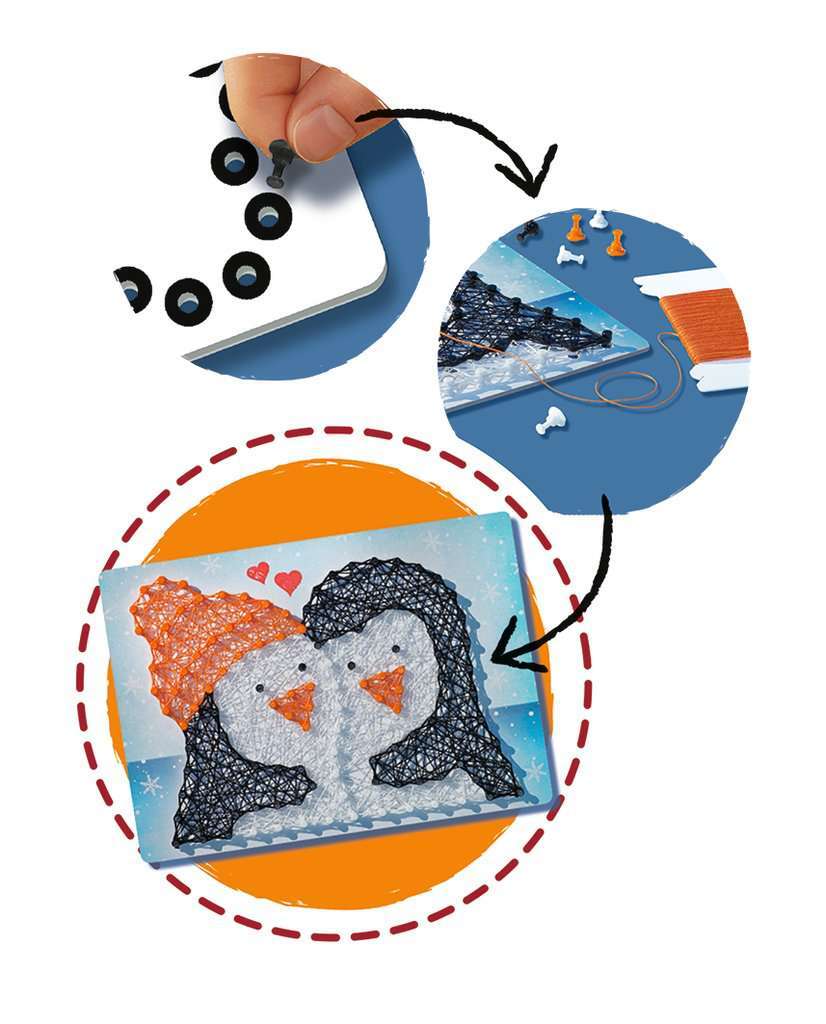 Ravensburger Spiel String Art Pinguine