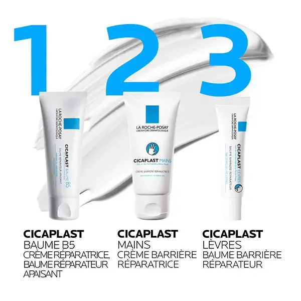 Bálsamo Reparador para Lábios Rachados Cicaplast da La Roche-Posay 7,5ml