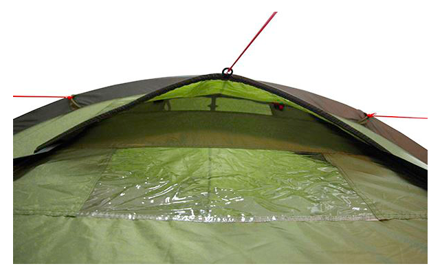 High Peak Kite Tunnelzelt für 2/3 Personen