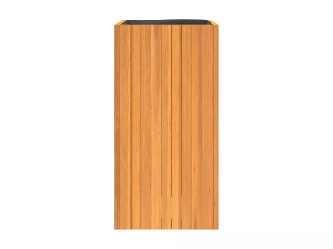 Jardinière bac lit surélevé bois marron 45 x 45 x 90 cm 02_0037619