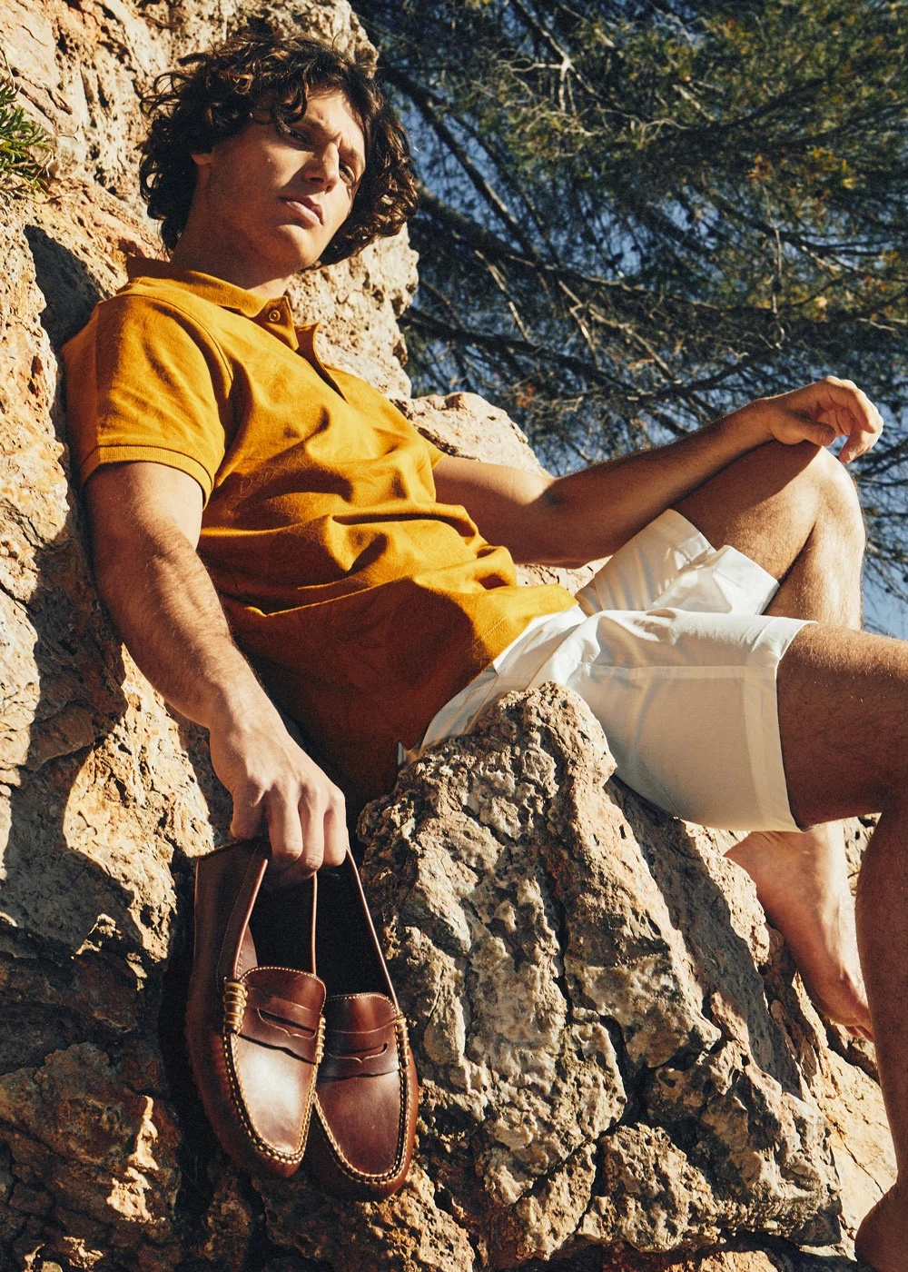 MOCASSIN DRIVER CUIR MARRON