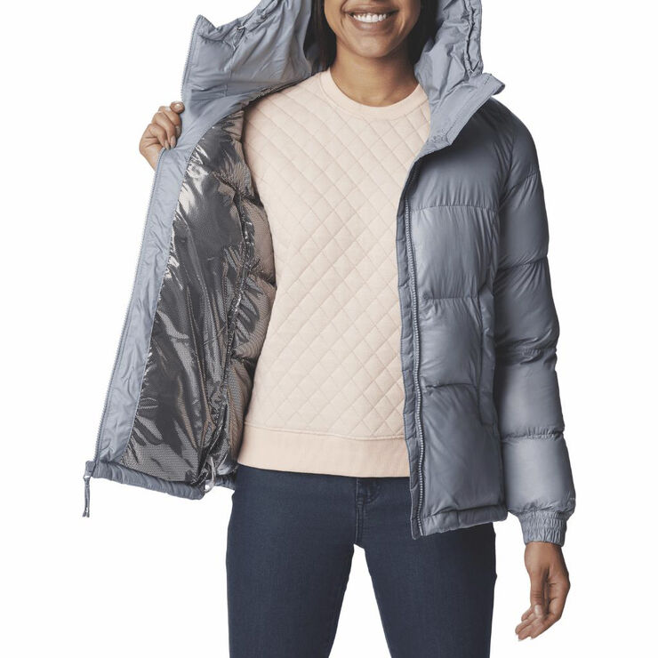 Columbia pike lake II insulated hooded puffer jacket Grey