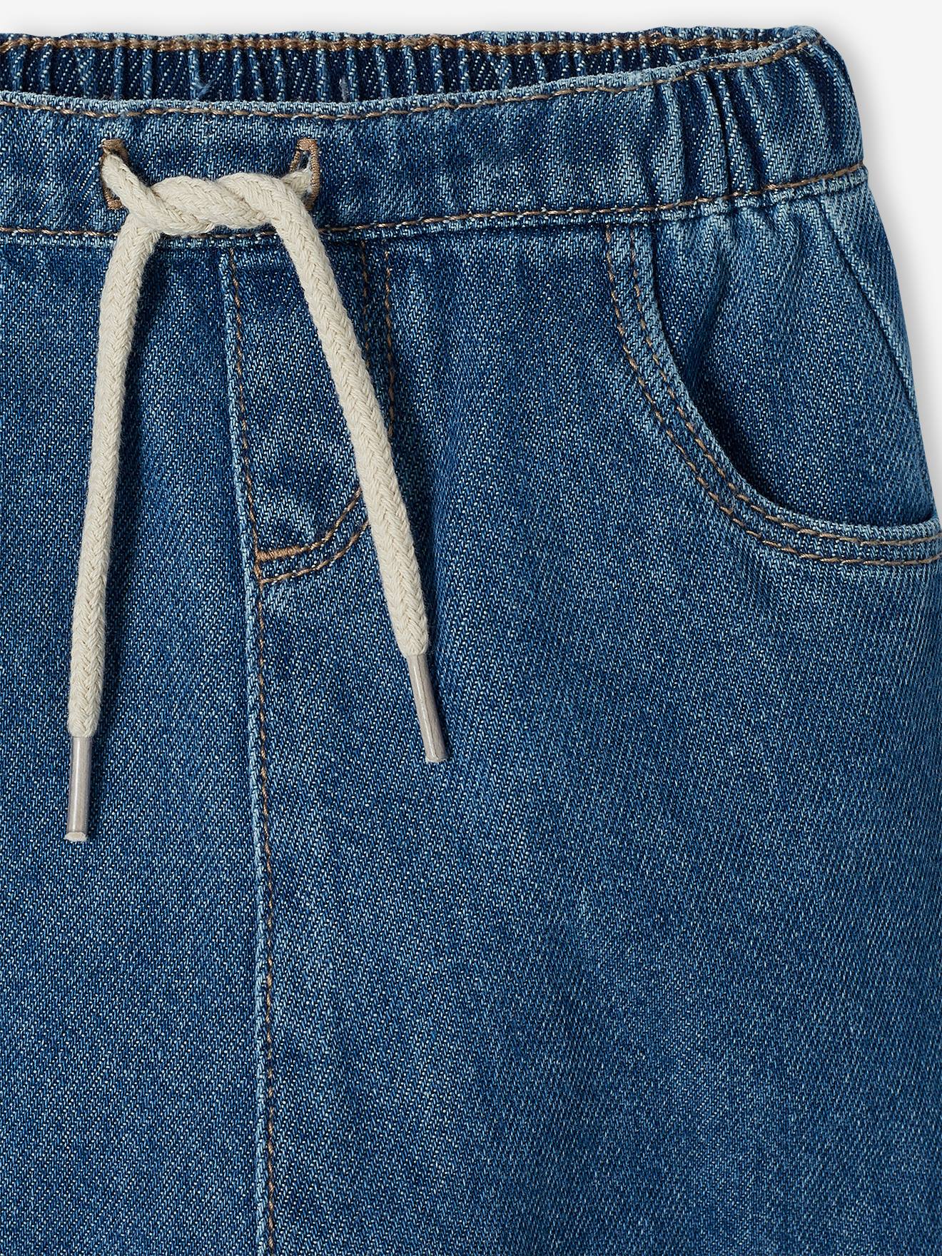 Calça jeans para bebês, jeans natural