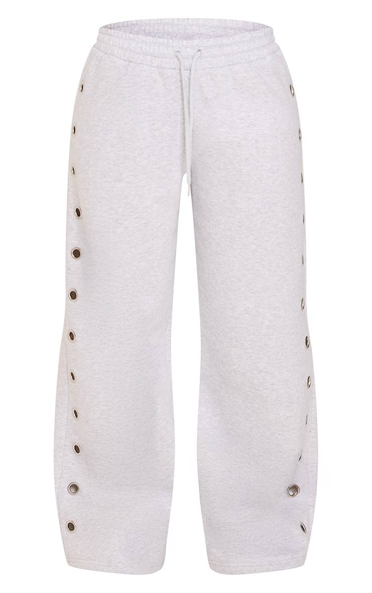 Gris Cendré Jogging Large À Œillets Sur Le Devant Et Cordon De Serrage Petite