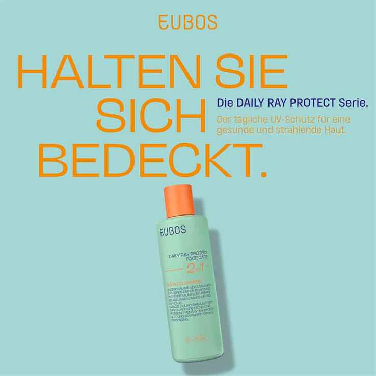Eubos Daily Ray Protect Face Care double Cleanser, 200 ml