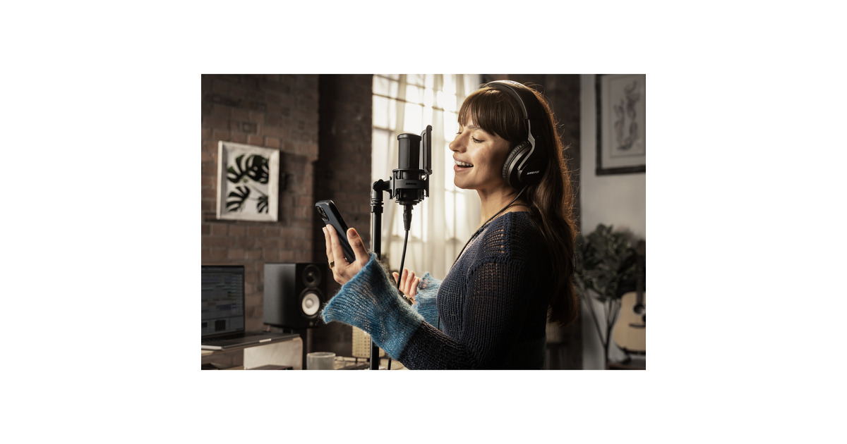 SHURESRH440A Professionele studio-koptelefoon over-ear hoofdtelefoon  (Zwart)