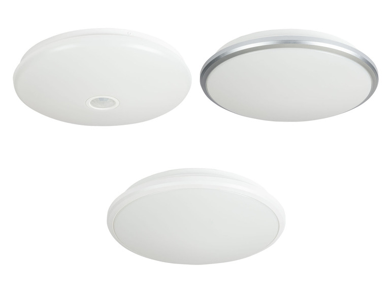 LED-plafondlamp met sensor / met decoratieve ring