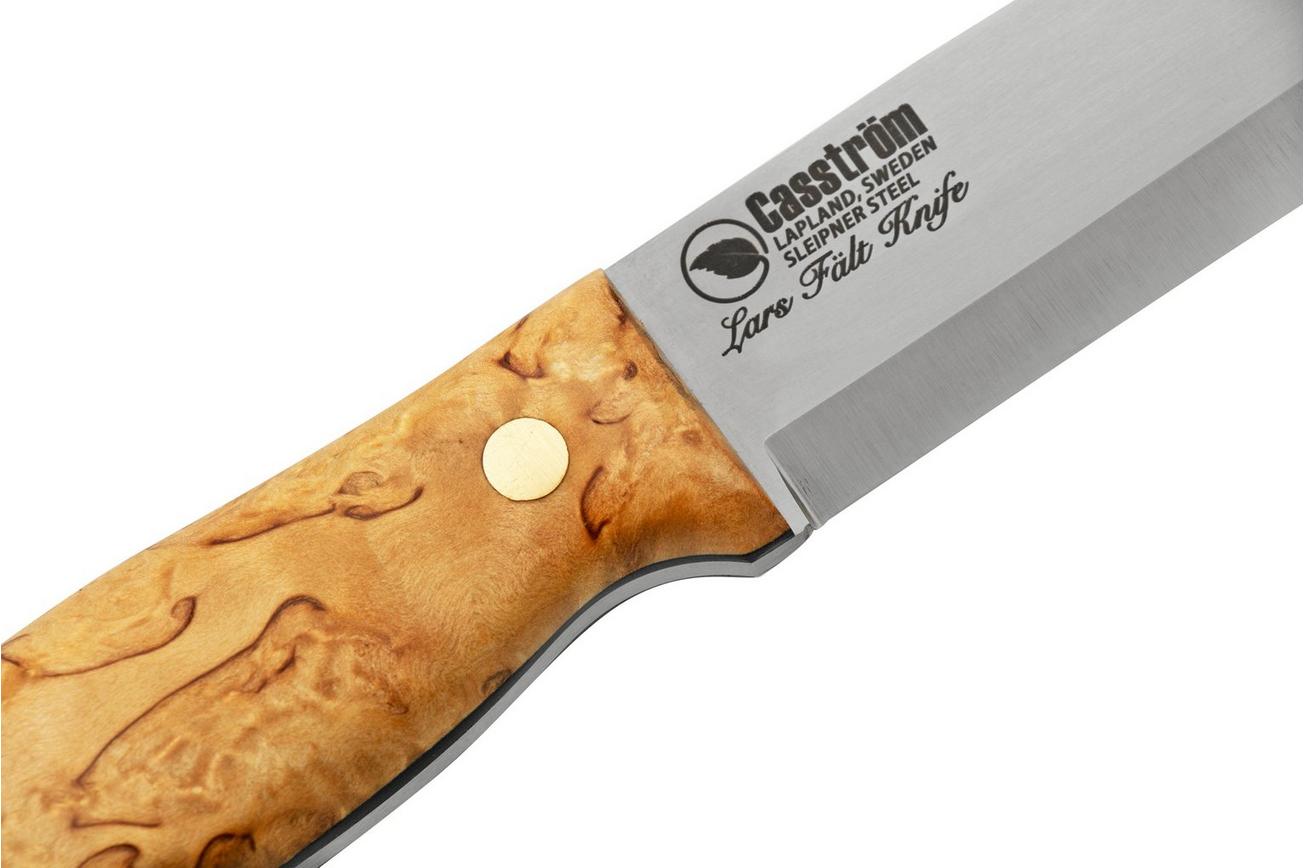 Casström Lars Fält Knife 11824, bushcraft mes met firesteel