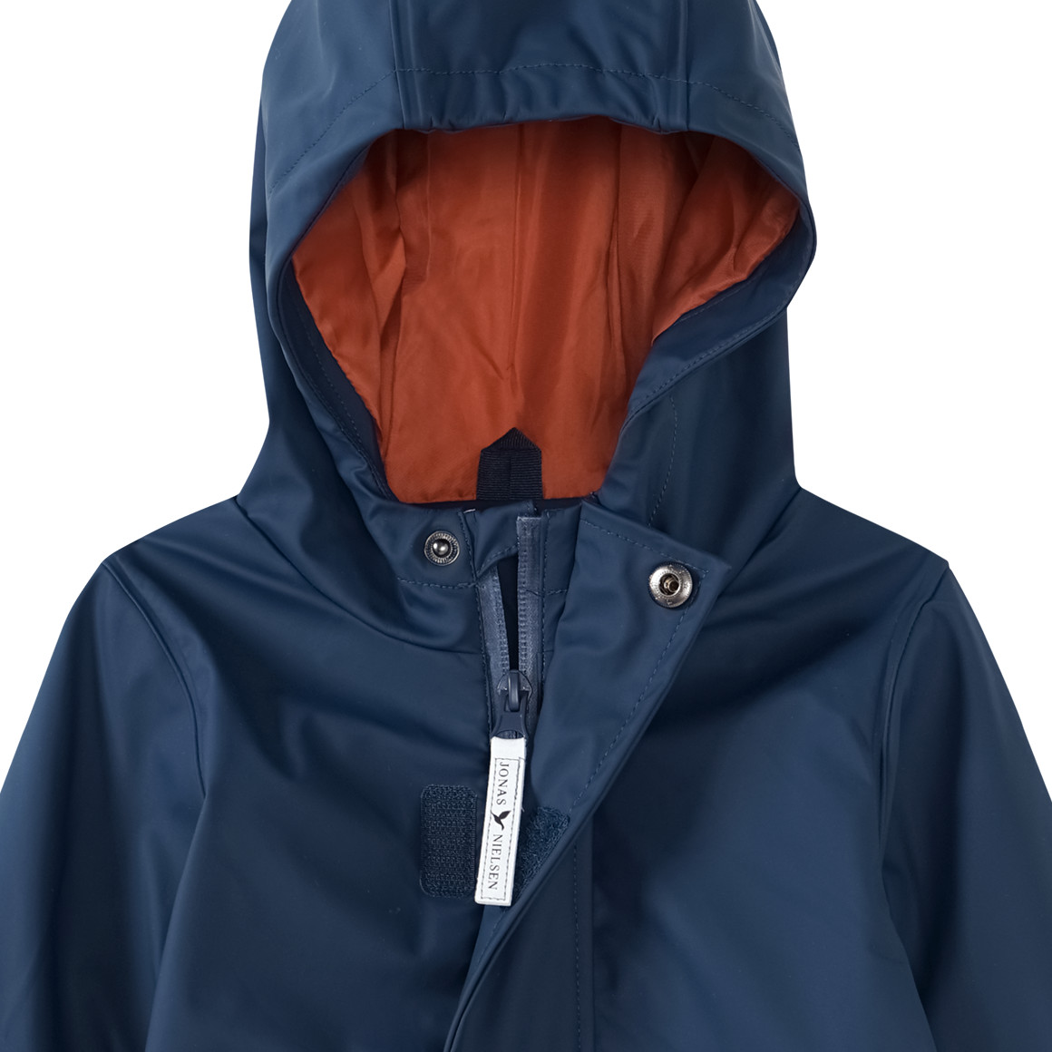 Jonas Nielsen Kinder Regenjacke mit Beschichtung dunkelblau