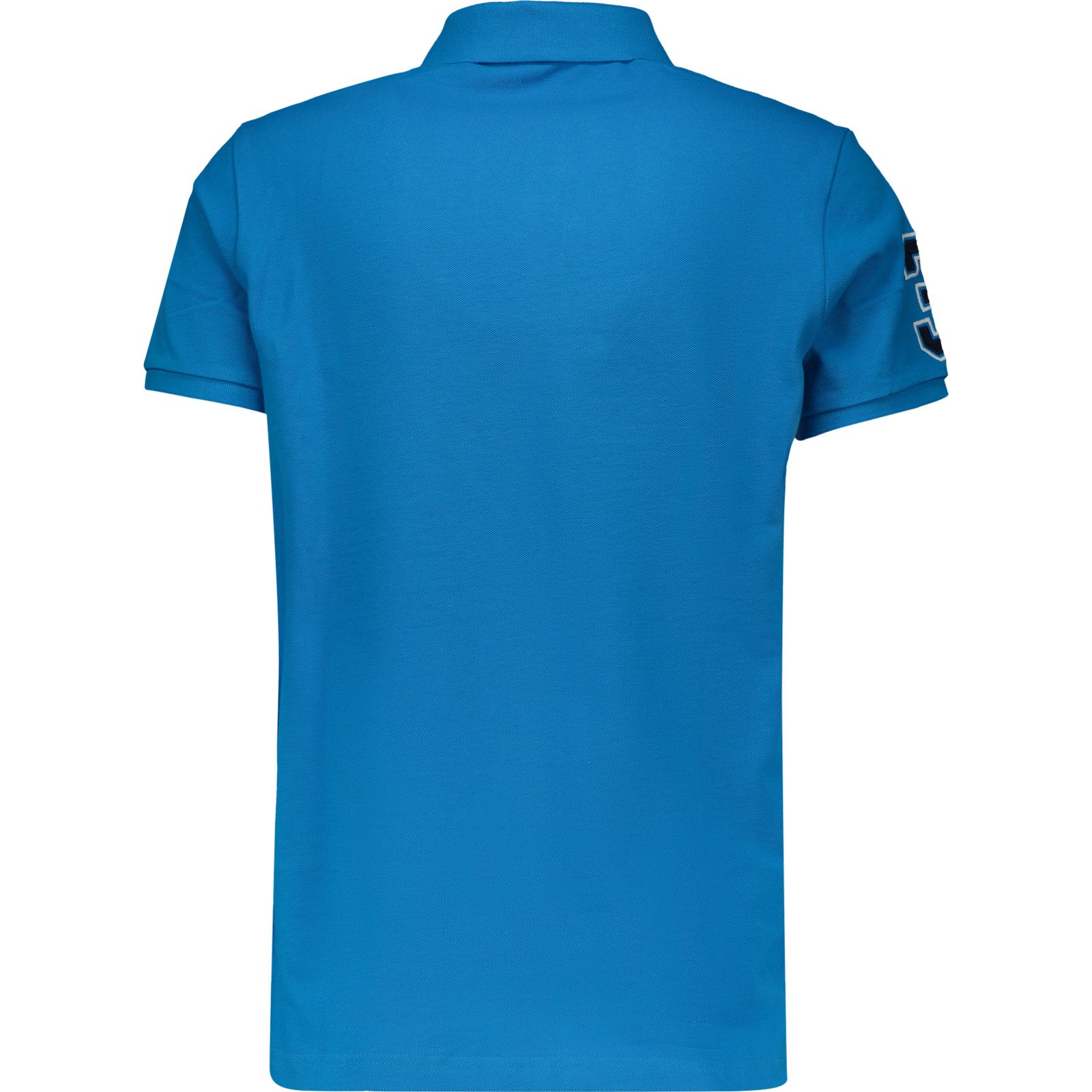 US Polo Assn. Herren-Poloshirt Pique 3 L, blau