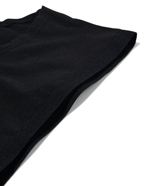 2 hipsters femme coton stretch noir