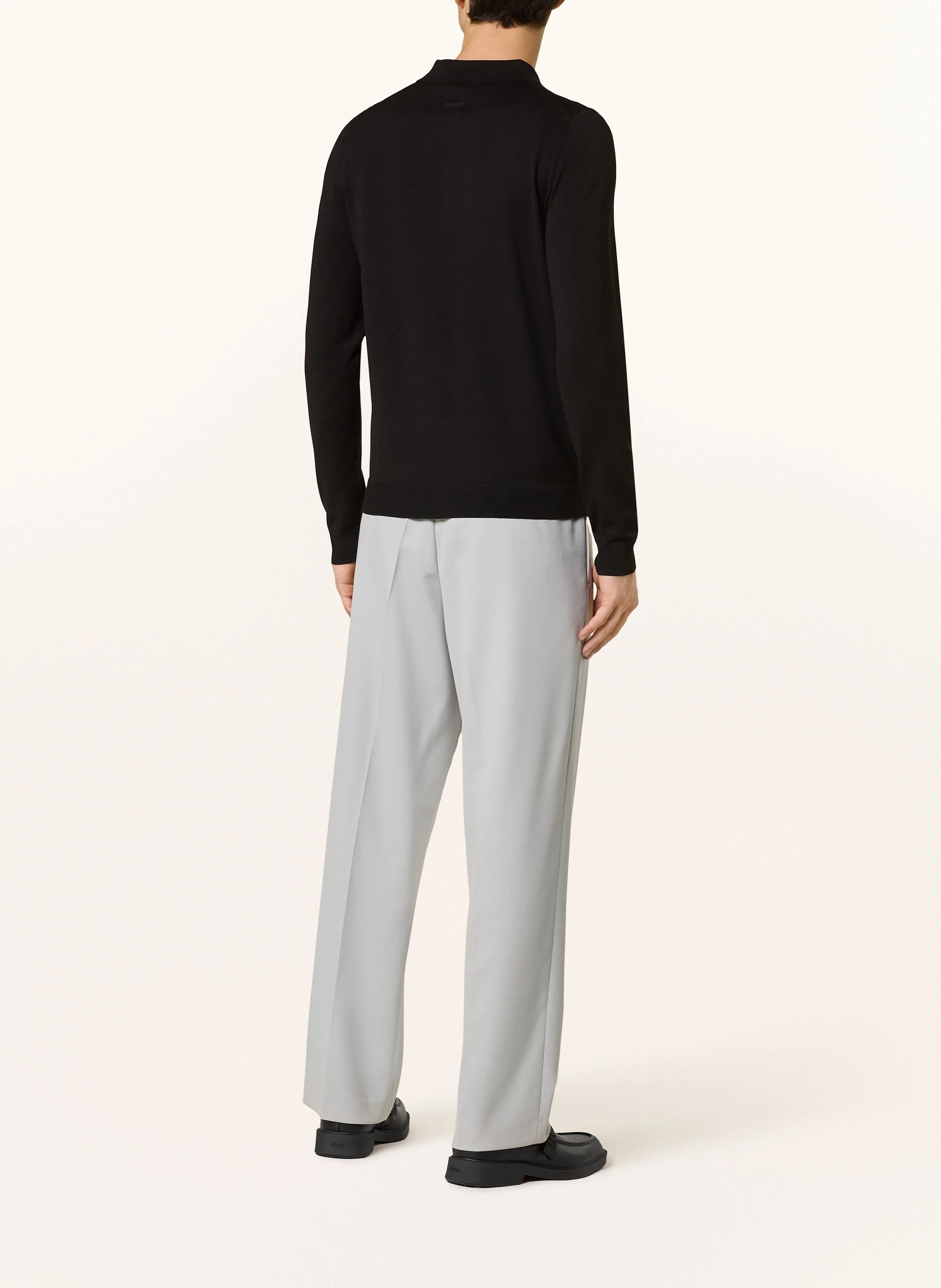 HUGO Strick-Poloshirt SAN PIPPO Slim Fit