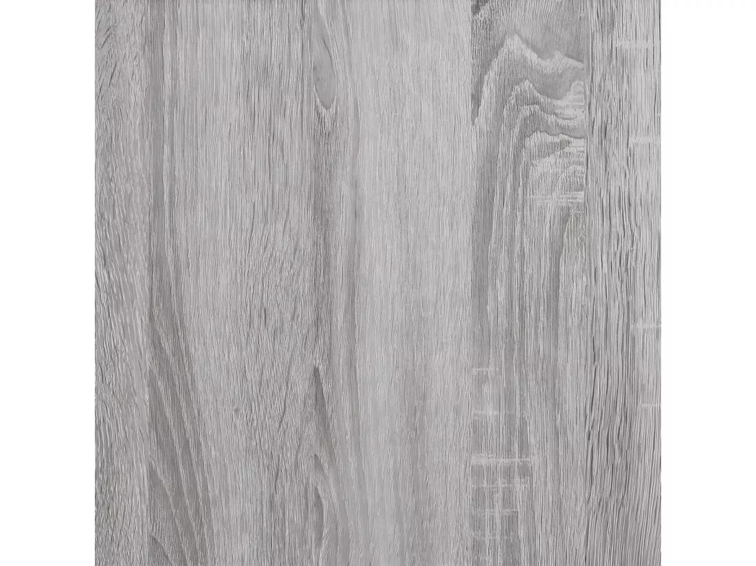 Table console sonoma gris 100x40x80 cm bois d'ingénierie