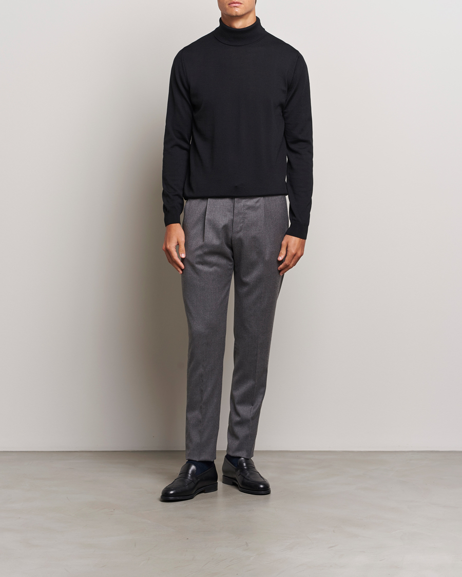Stenströms Merino Rollneck Black