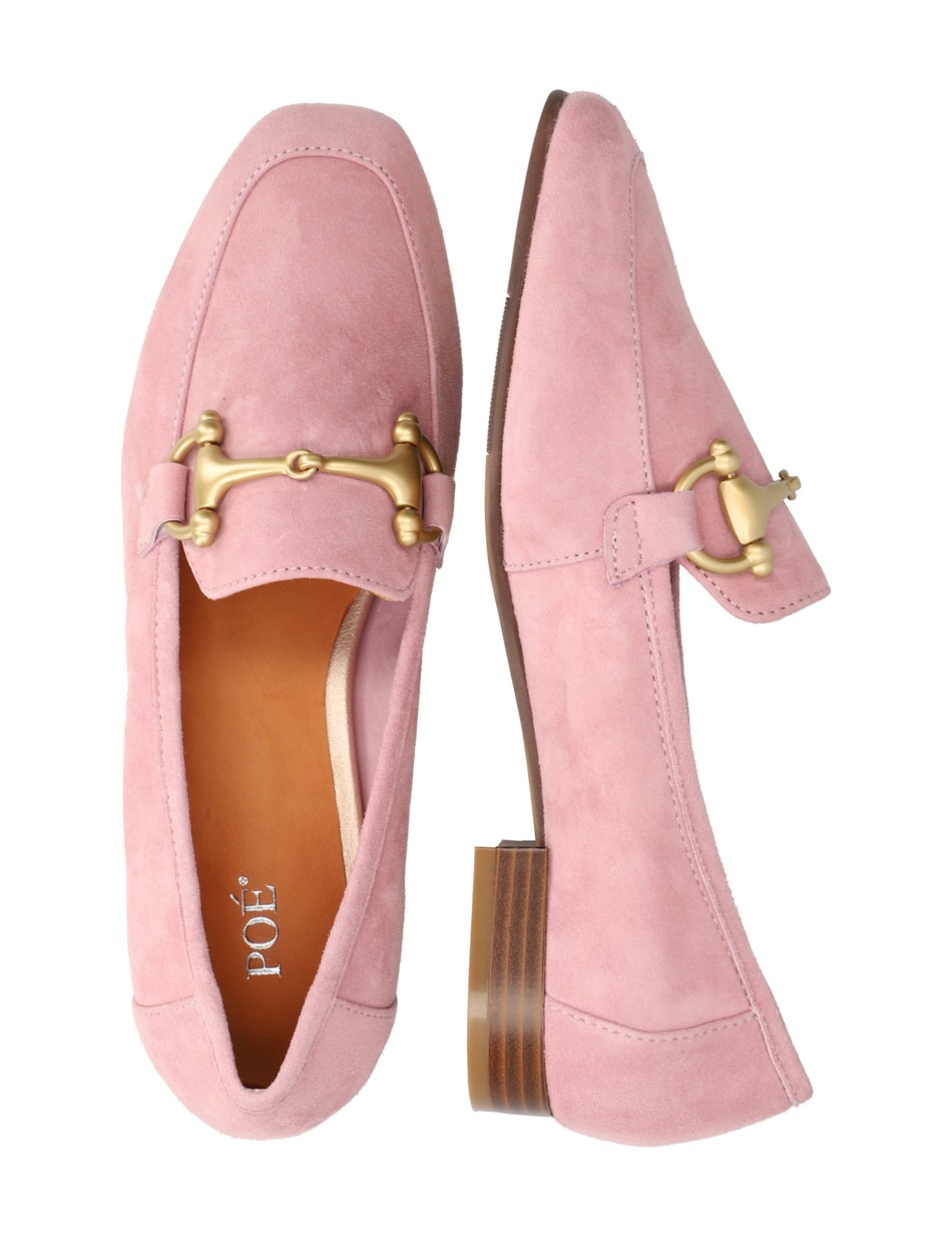 Veloursleder Slipper