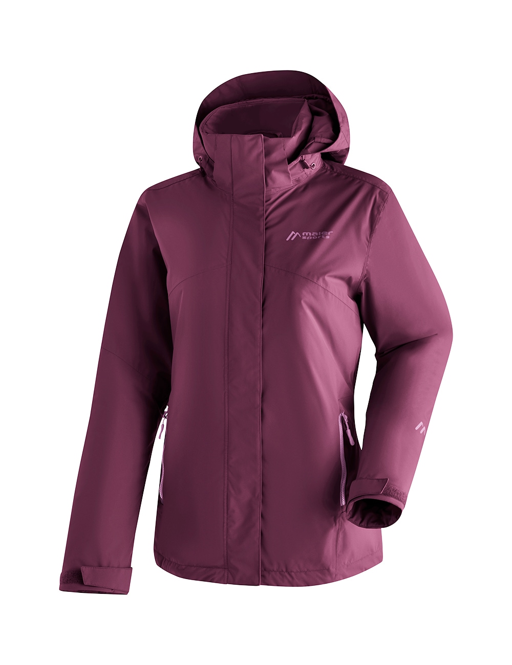 Maier Sports Regenjacke »Metor Therm Rec W« warme Damen Jacke mit Kapuze, Winterjacke wasserdicht atmungsaktiv