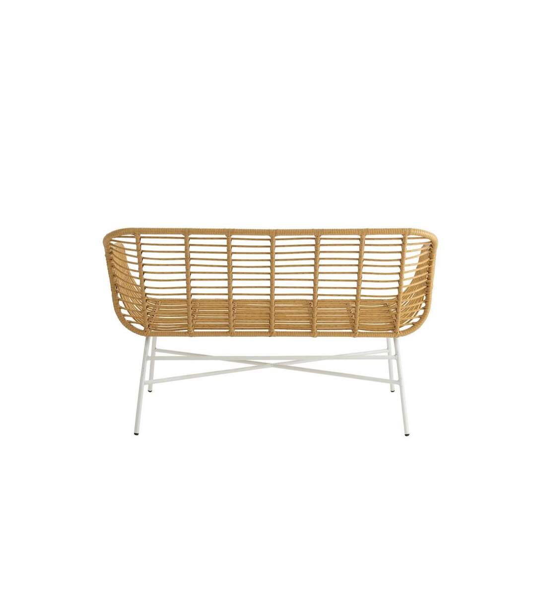 Paris Prix - Banc D'extérieur Design celeste 128cm Naturel