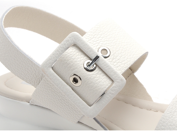 Dorking nu pieds plats femme slam d9088 blanc