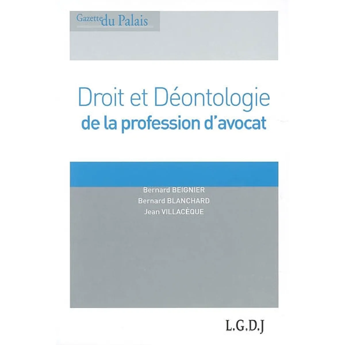 Droit et déontologie de la profession d'avocat · Occasion